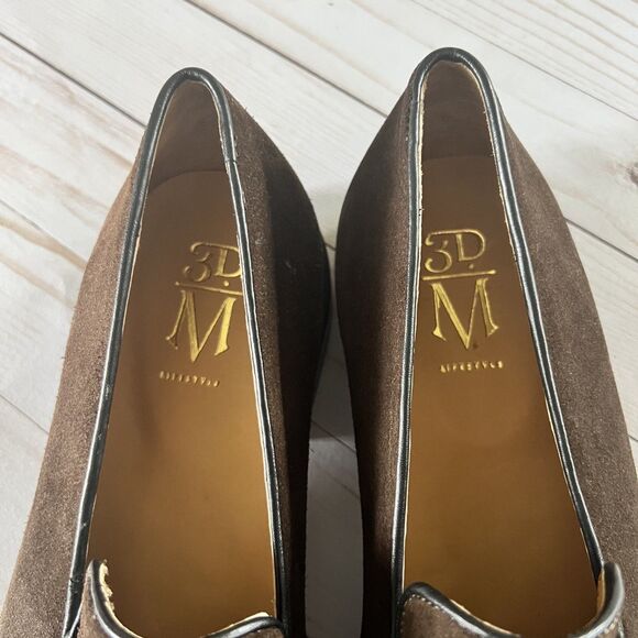 3DM Lifestyle Brown Suede Tassel Loafers Hand Built Leather Sole Size 13 - 13.5 main image 6